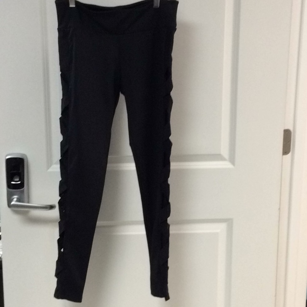 Peony and Me Black leggings